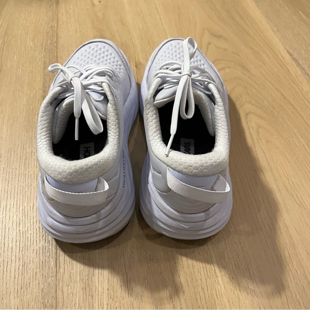 HOKA Bondi SR White Women’s Athletic Trainer Sneakers - Worn a few times - Picture 5 of 6